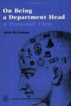 Paperback On Being a Department Head, a Personal View Book