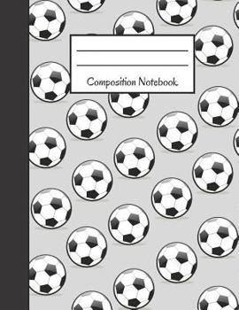 Paperback Composition Notebook: Large 120 Pages College Ruled Notebook Football Design 8.5 X 11 Book
