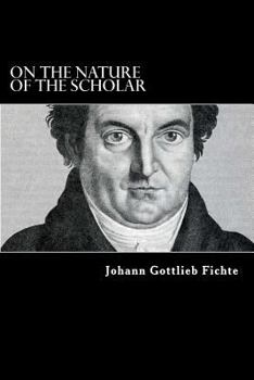 Paperback On the Nature of the Scholar Book