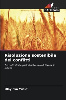Paperback Risoluzione sostenibile dei conflitti [Italian] Book