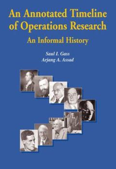 Paperback An Annotated Timeline of Operations Research: An Informal History Book