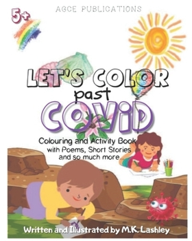 Paperback Let's Color Past Covid Book