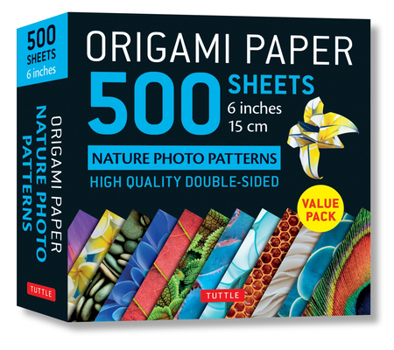 Misc. Origami Paper 500 Sheets Nature Photo Patterns 6 (15 CM): Tuttle Origami Paper: Double-Sided Origami Sheets Printed with 12 Different Designs (Instruc Book