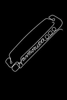 Harmonica: A5 Block kariert - 120 Seiten Karo Notizbuch perfekt f�r Lieder oder Notenbuch, perfektes Geschenk f�r f�r Mundharmoniker Musiker!