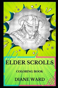 Paperback Elder Scrolls Coloring Book: Legendary Oblivion and Skyrim Open World RPG Story, Dragonborn and Fantasy Art Inspired Adult Coloring Book