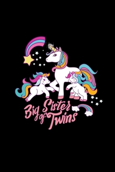 Big sisters of twins: 6x9 TWINS | grid | squared paper | notebook | notes