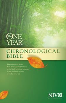 Hardcover The One Year Chronological Bible: New International Version Book