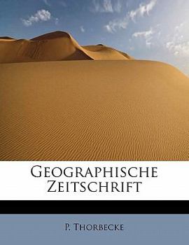 Paperback Geographische Zeitschrift [German] Book