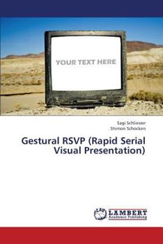 Paperback Gestural Rsvp (Rapid Serial Visual Presentation) Book