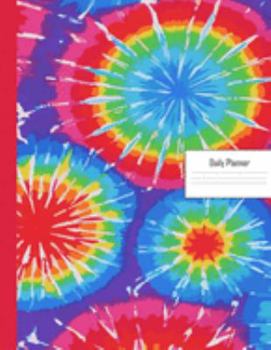 Planner: 2020 - 2021 Tie Dye Pattern Daily Planner | Colorful Tyed & Died Tye Die Colors Cover | January 20 - December 20 | Writing Notebook | ... | Plan Days, Set Goals & Get Stuff Done