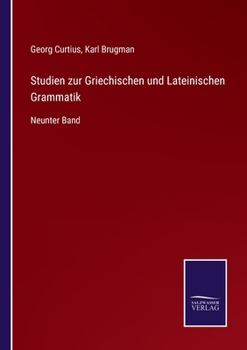 Paperback Studien zur Griechischen und Lateinischen Grammatik: Neunter Band [German] Book