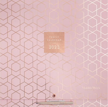 Calendar 2023 Matilda Myres Pink Wall Planner Book