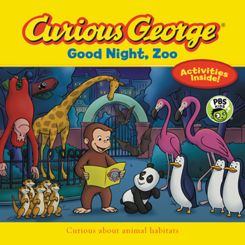 Hardcover Curious George Good Night, Zoo Book