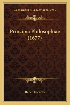 Paperback Principia Philosophiae (1677) [Latin] Book