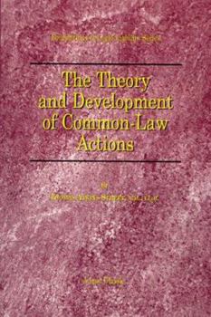 Paperback The Theory and Development of Common-Law Actions Book