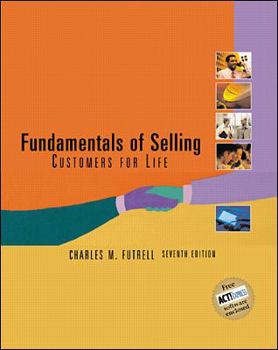 Hardcover Fundamentals of selling : customers for life Book