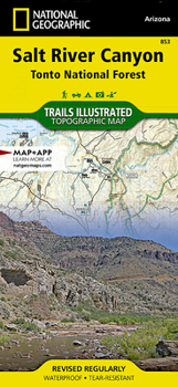 Loose Leaf Salt River Canyon Map [Tonto National Forest] Book