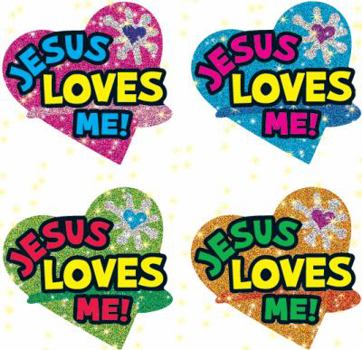 Jesus Loves Me Dazzle Stickers