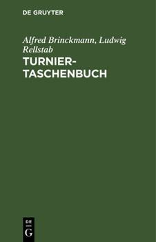 Hardcover Turnier-Taschenbuch [German] Book