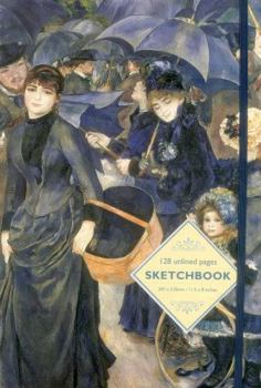 Spiral-bound Sketchbook: The Umbrellas (Renoir): 128-Page Unlined Pages Book