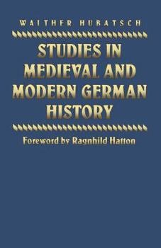 Paperback Studies in Medieval and Modern German History Book