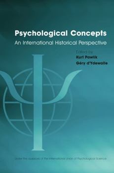 Paperback Psychological Concepts: An International Historical Perspective Book