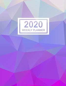 2020 Weekly Planner: January 2020 to December 2020 Monthly and Weekly Planner with One Year Daily Agenda Calendar, Large 12 Month Purple Ombre ... Quotes, Holidays, Notes & Vision Board
