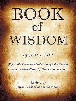 Paperback Book of Wisdom By John Gill Book