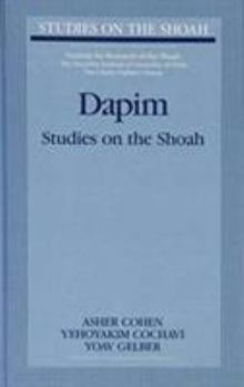 Hardcover Dapim: Studies on the Shoah Book