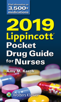 Paperback 2019 Lippincott Pocket Drug Guide for Nurses Book