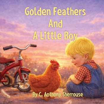 Paperback Golden Feathers And A Little Boy [Large Print] Book