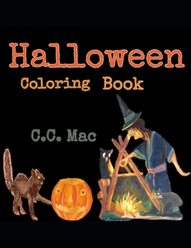 Paperback Halloween Coloring Book