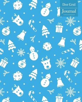 Paperback Dot Grid Journal: Notebook Planner with Christmas Themed Cover Design Book