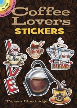Paperback Coffee Lovers Stickers Book