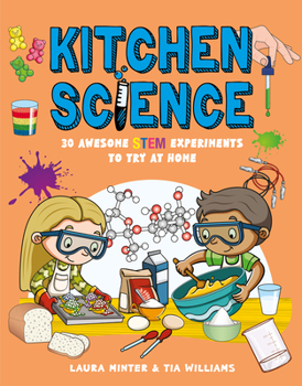 Paperback Kitchen Science: 30 Awesome Stem Experiments to Try at Home Book