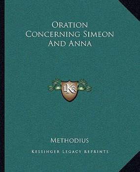 Oration Concerning Simeon And Anna