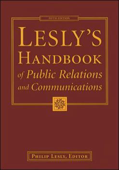 Hardcover Lesly's Handbook of Public Relations And Communications Book