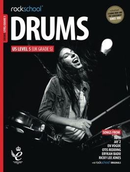 Paperback Rockschool Drums Grade 5 2018+ Book/Online Audio Book