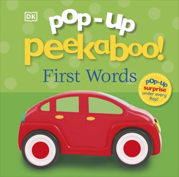 Paperback Pop-Up Peekaboo! First Words Book