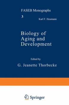 Paperback Biology of Aging and Development Book