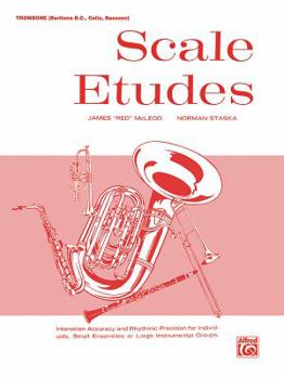 Paperback Scale Etudes: Trombone (Baritone B.C., Cello, Bassoon) Book