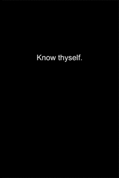 Paperback Know thyself.: Journal or Notebook (6x9 inches) with 120 doted pages. Book