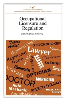 Paperback Occupational Licensure and Regulation Book