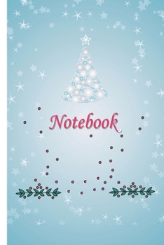 Christmas Notebook: Ruled Notebook Lined School Journal | 120 Pages | 6 x 9" | Turquoise (Composition Books) | Christmas gift