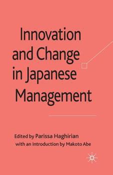 Paperback Innovation and Change in Japanese Management Book