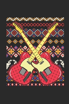 Ugly Christmas - Guitars: Blank Lined Notebook – Journal for Ugly Christmas Gift And New Year Gift Idea