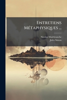 Paperback Entretiens Métaphysiques ... [French] Book