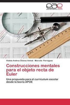 Paperback Construcciones mentales para el objeto recta de Euler [Spanish] Book