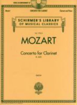 Hardcover W.A. Mozart: Concerto for Clarinet K.622 - Clarinet Book