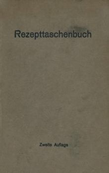 Paperback Rezepttaschenbuch (Nebst Anhang) [German] Book